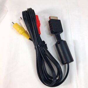 Original Sony PlayStation Cable A/V Audio Video Cord Plug RCA cable genuine
